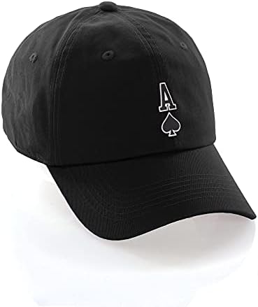 Custom Hat A to Z Initial Letters Classic Baseball Cap, Black Hat