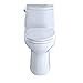 Ultramax II 1.28 GPF Elongated 1 Piece Toilet Finish: Cotton, Flush: Left