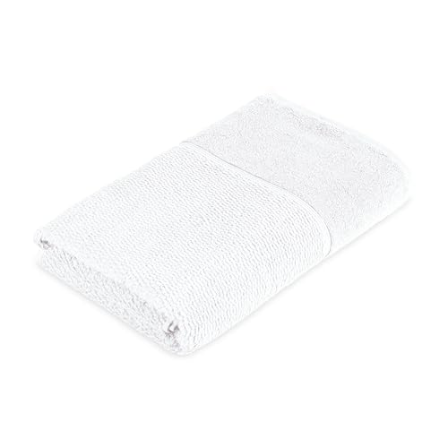 Frottana Pearl bath towel 67 x 140 cm, 100% cotton, weiss
