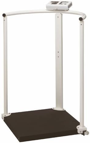 MS2504TB Platform BMI Scale w/ Handrail, w/ Bluetooth capability, w/ Wheels, 660 lb Capacity