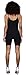 Jescakoo Womens Rompers Spaghetti Strap Bodycon Tank One Piece Jumpsuit Black S
