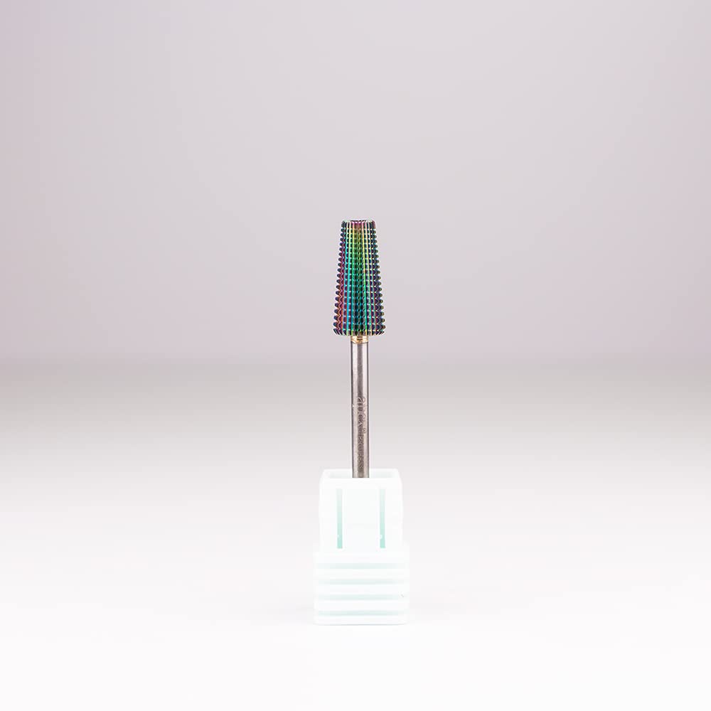 New* Apex® Professional 5 in 1 Tungsten Carbide Electric Nail Drill Bit 3/32 inch, 2.35mm Shank for Gels, Acrylics, Nail Art, Manicure, Pedicure, Salon Professional Nails (Fine)