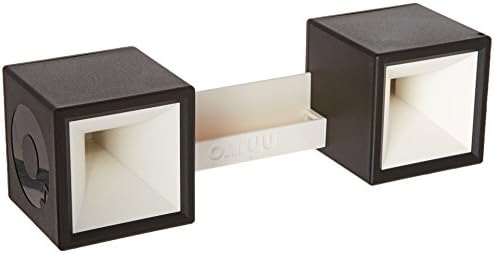 ONRYU USA Sound Booster Portable Stand Sound Amplifier No Power Extra Loud Speakers for Mobile Devices, Black/White