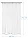 AmazerBath 2 Pack Thin Shower Curtain Liners, 72