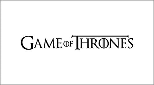 Game of Thrones GOT LogoVinyl Wall Decal Sticker 22" Wide By Silhouettes Society