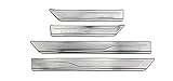 Salusy Outside Stainless Steel 4pcs Door Entry Sill Plate Scuff Plate Cover For Honda Civic 2016 2017 2018