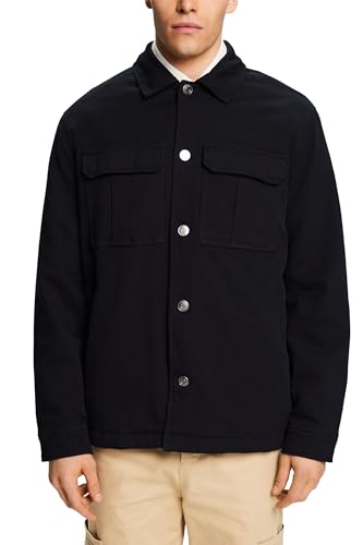 ESPRIT 103EE2G317 Chaqueta, 001/BLACK, L para Hombre