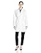 Dickies Women's 36 Inch Jr. Fit Lab Coat, White, Medium