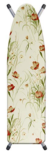 Laundry Solutions by Westex 4-Layer Ultra Thick Supreme Ironing Board Cover & Pad, Poppy Design