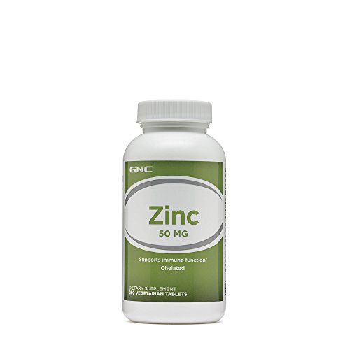 Gnc zinc 50 mg 250 vegetarian tablets