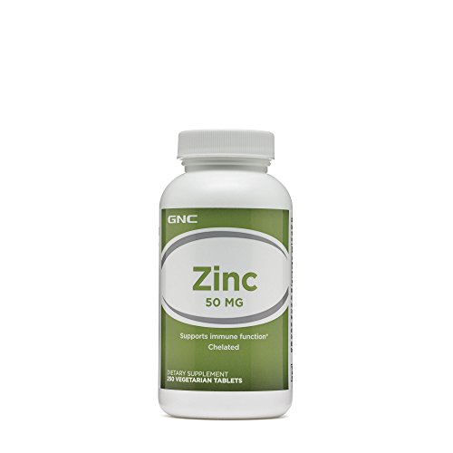 GNC Zinc 50 MG 250 Vegetarian Tablets