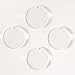 JINMURY 100 Pieces 2'' Diameter Clear Acrylic Keychain Blanks Discs with Hole, Perfect for DIY Acrylic KeyChains, Bag Tags, Gift Tags, Christmas Ornaments, 1/8
