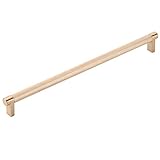 Emtek Select Knurled Cabinet Pull with Satin Copper