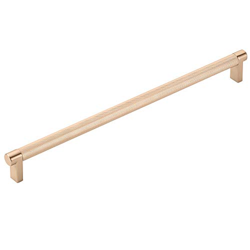Emtek Select Knurled Cabinet Pull with Satin Copper