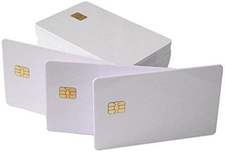 Infocus ID Ltd 100 x White Plain PVC Smart/Chip Cards with Hi-co Magnetic Stripes