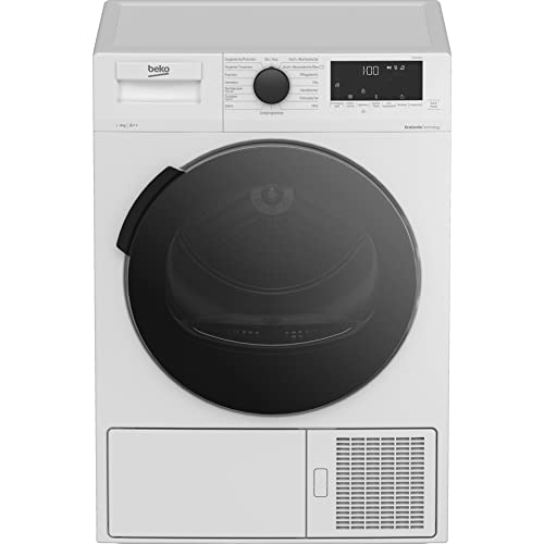 Beko DHC946GX b300 Wärmepumpentrockner, Wäschetrockner, 9 kg, Frontlader, AquaWave Schontrommel, Hygiene Trocknen & Hygiene Auffrischen, 15 Programme,