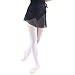 Danzcue Womens Chiffon Ballet Dance Wrap Skirt With Waist Tie, Black, M/L