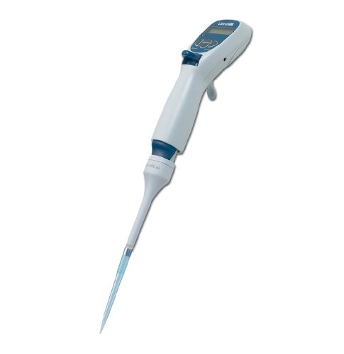Labnet Excel P3600L-1200 Single Channel Electronic Pipette with Charger, 100-1200µl Volume, 1.0µl Graduation, +/-1.5 to 0.5 percent Accuracy, 115V