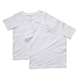 Carter's Boys 2-pack Short-sleeve Cotton Tee Set (4T/5T, White)