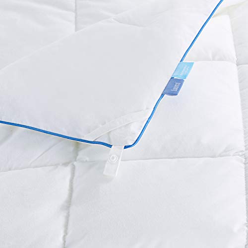 Luuna Nuevo Duvet de Plumón de Microfibra Primavera/Otoño, Down Alternative, Matrimonial-Queen Size, 12 Meses de Garantía