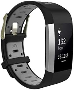 Fashion Clearance! Noopvan Fitbit Charge 2 Strap,Soft Silicone Adjustable Replacement Sport Strap Band for Fitbit Charge 2 Smart Watch (Grey)