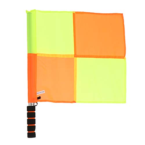LEIPUPA 2 Pack Soccer Referee Flags Sports Football Linesman Flag - Durable & Long Lasting