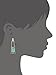 BONALUNA Bohemian Wood And Marble Effect Oblong Shaped Drop Statement Earrings