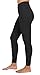 Yogalicious Womens High Waisted Leggings Squat Proof Workout Running Yoga Pants- Black Lux 25
