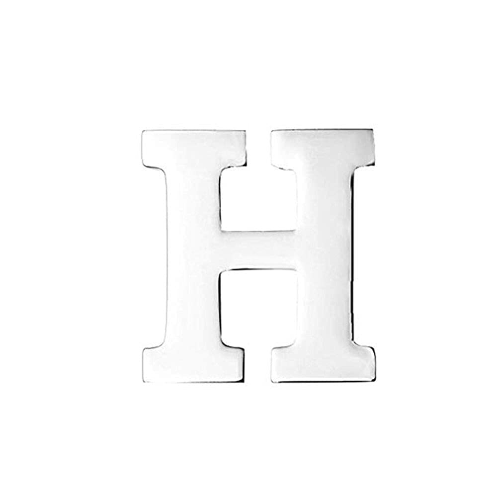 MINGHUA Monogram Alphabet Letters Lapel Pin Badge, Metal enamel