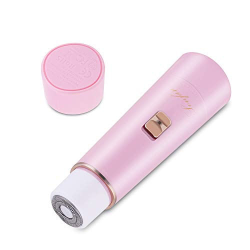 Facial Hair Removal for Women Rechargeable - 2019 USB Rechargeable Hair Remover Trimmer for Face, Armpit, Chin and Full Body, Best Gift for Women-Pink
