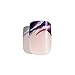 False Nails Bling Art French Fake Glitter Purple Squoval 24 Acrylic Medium Tips