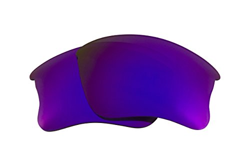 New SEEK OPTICS Replacement Lenses Oakley FLAK JACKET XLJ - Polarized Purple Mirror