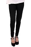 Anekaant Women's Cotton Lycra's Chudidar Free Size Black
