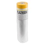 PlazMask Pre-Taped Masking Film, 5-Feet X 65-Feet
