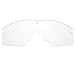 INEW clear Replacement Leneses For Oakley M Frame 2.0/3.0 with black nose clip