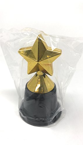 20 Bulk 4.5" Gold Tone Star Trophies