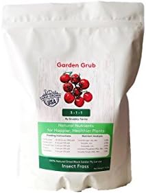 Garden Grub 5LBS - 100% All Natural Insect Frass Soil Conditioner - Natural Nutrients Happier Healthier Plants - Worm Castings Alternative