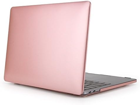 Macbook 12 Inch Case,Dowswin Soft-Touch Metal Plastic Hard Shell Shell Protective Protective Case Cover for Apple Macbook Retina 12.1" Model A1534 laptop(Rose Golden)