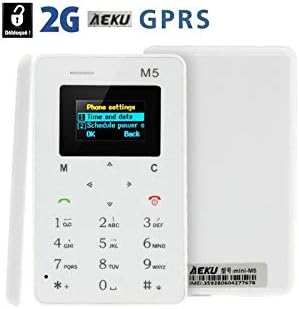 AEKU M5 blanc, GSM 2G, Micro-SIM, GPRS