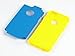 iPhone 6 Case, iPhone 6S Case, 4.7 inch, ULAK Slim Dual Layer Protective Case Fit for Apple iPhone 6 / 6S 4.7 inch Hybrid Hard Back Cover and Soft Silicone - Blue/Yellow