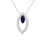 Fashionvictime - Woman Pendant - "Diamond" Strerling Silver - Cubic Zirconia - Chic Fashion Jewelry -