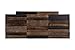 Timberwall - Landscape Collection Black Rock Desert - DIY Wood Wall Panel - Solid Wood Planks - Easy Peel and Stick Application - 9.8 Sq Ft
