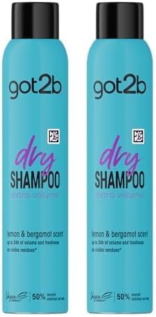 got2b Fresh It Up No Rinse Dry Shampoo Extra Volume 200ml Pack of 2