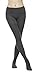 Women's Winter Cotton Cable Knit Sweater Footed Tights (S/M, Dark Gray)