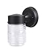 LIT-PaTH™ 2-Pack LED Wall Lantern, Jelly Jar Light, 9.5W (75W Equivalent) , 800 Lumens, Waterproof and Outdoor Rated, ETL and Energy Star Qualified