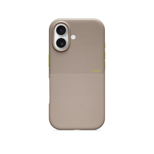 Beats iPhone 17 Rugged Case mit MagSafe und Kamerasteuerung, auf Stuzfestigkeit getestet, Matte Außenseite mit Innenfutter aus Mikrofaser – Alpengrau