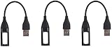 Cabelinks Fitbit Flex USB Charging Cable, (Pack of 3)