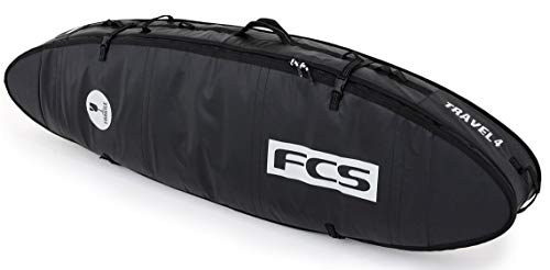 FCS Travel 4 All Purpose Travel Bag - Black/Grey - 6'3" FCS Travel 4 All Purpose Travel Bag - Black/Grey - 6'3"