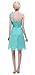 Esvor Flowers One Shoulder Padded Ruffles Short Prom Party Bridesmaid Dress