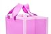 Hallmark Medium Gift Bag for Birthdays, Baby Showers, Bridal Showers or Any Occasion (Pink-on-Pink Duotone)
